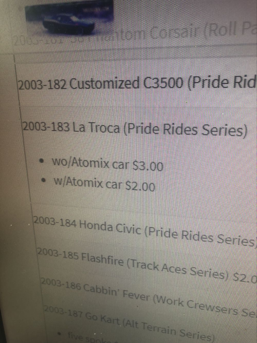 La Troca - Pride Rides Series toy car collectible - Main Image 3