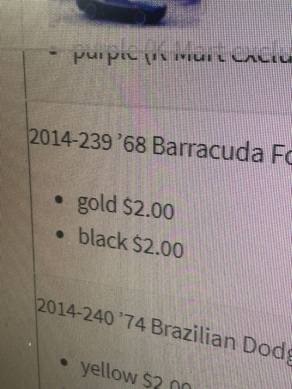 68 Plymouth Barracuda Formula S - HW WORKSHOP toy car collectible - Main Image 3