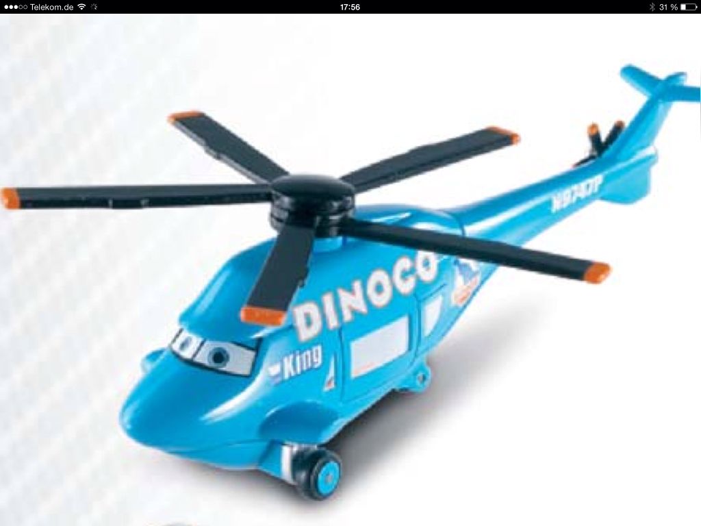 Dinoco Helicopter  toy car collectible - Main Image 1