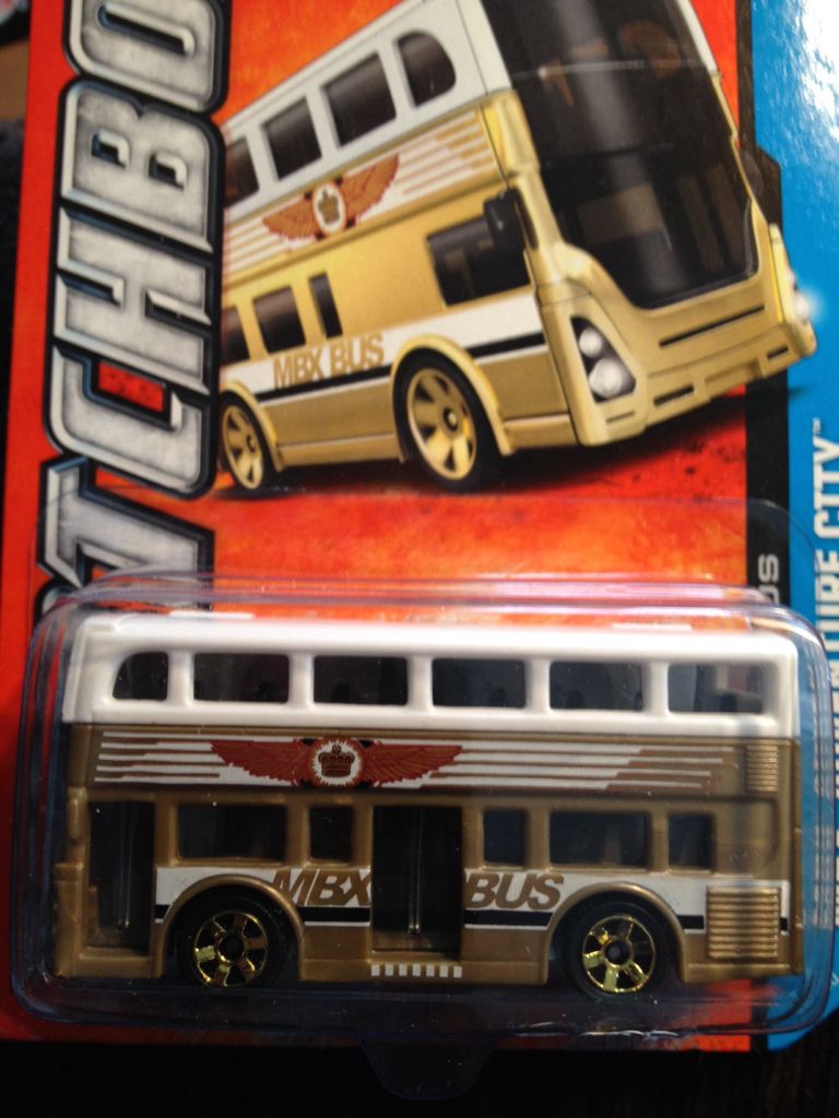 British Leyland Two Story Bus - MBX Adventure City toy car collectible - Main Image 1