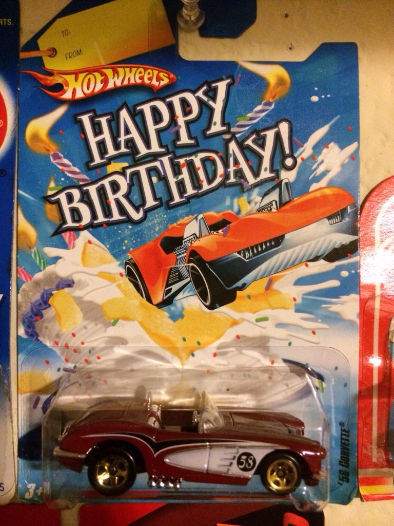 Hot Wheels - Happy Birthday toy car collectible - Main Image 1