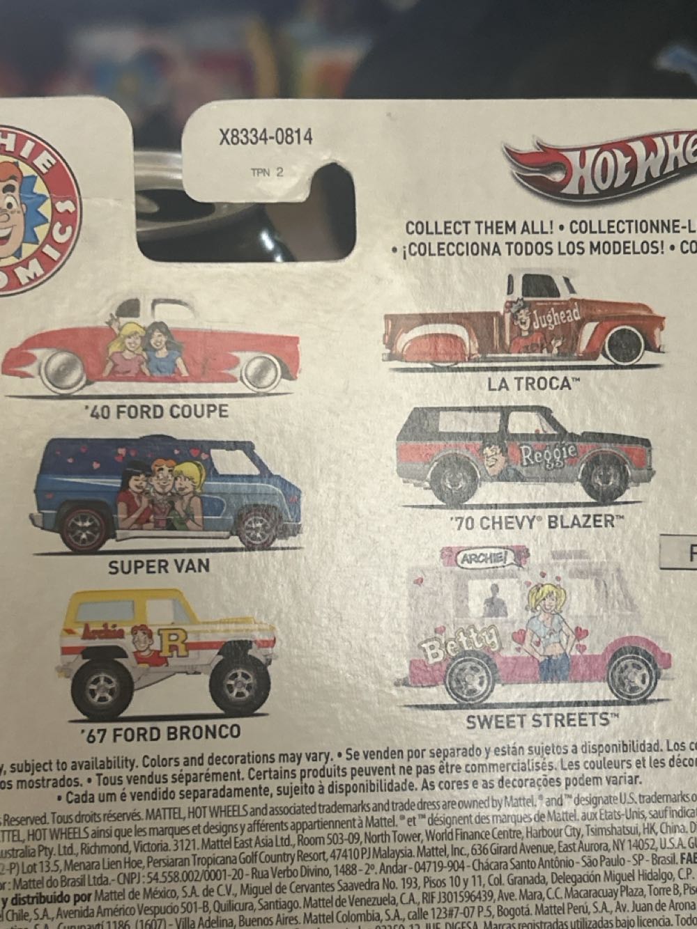 Sweet Streets - 2013 Archie Comics toy car collectible - Main Image 2