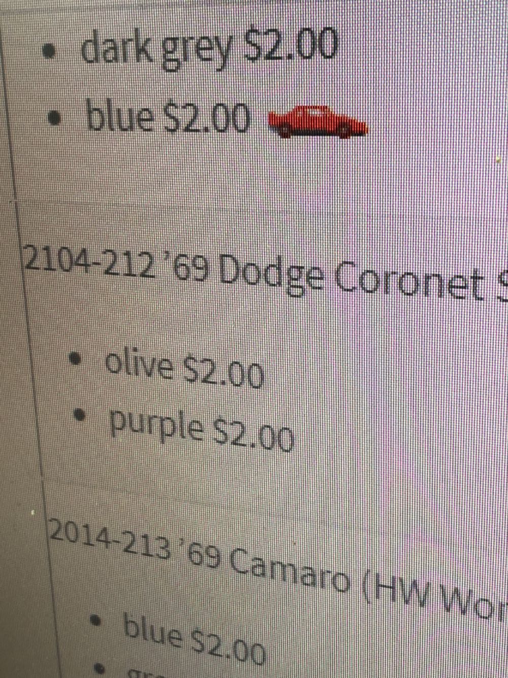 ’69 DODGE CORONET SUPERBEE - ’14 HW Workshop toy car collectible - Main Image 3