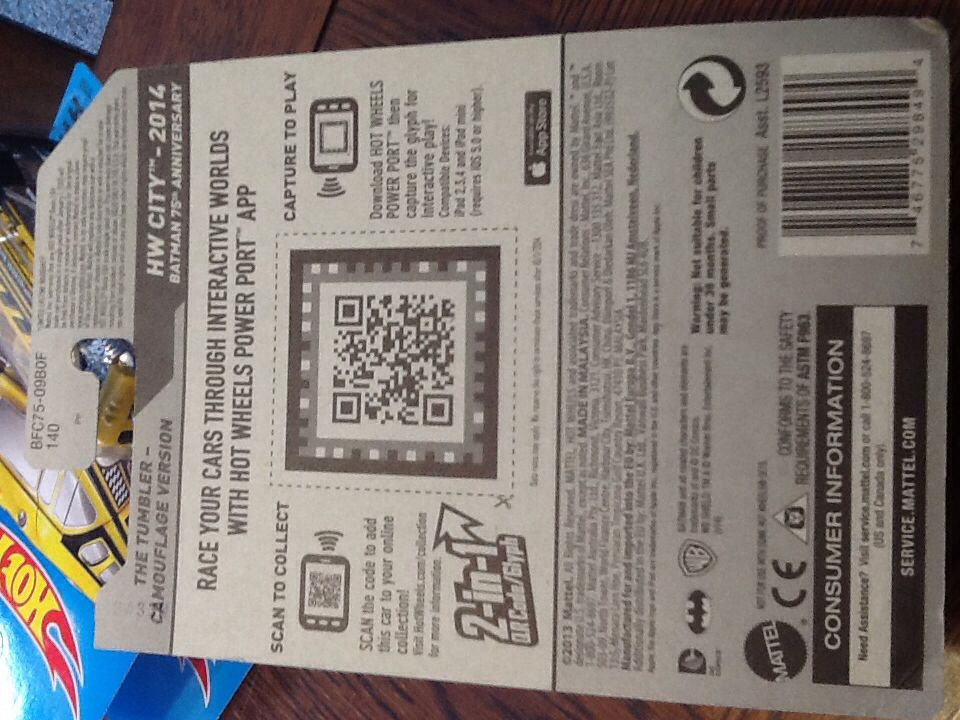 Batmobile Tumbler - Camo - HW City - Batman 75th Anniversary toy car collectible - Main Image 2