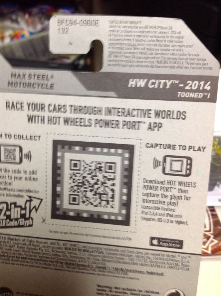 Max Steel Motorcycle - HW CITY 14 toy car collectible - Main Image 2