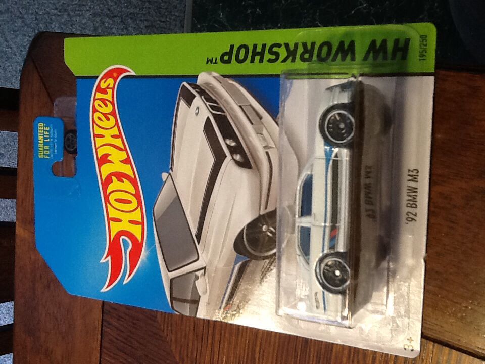 ’92 BMW M3 - HW Workshop - 2014 HW All Stars toy car collectible - Main Image 1