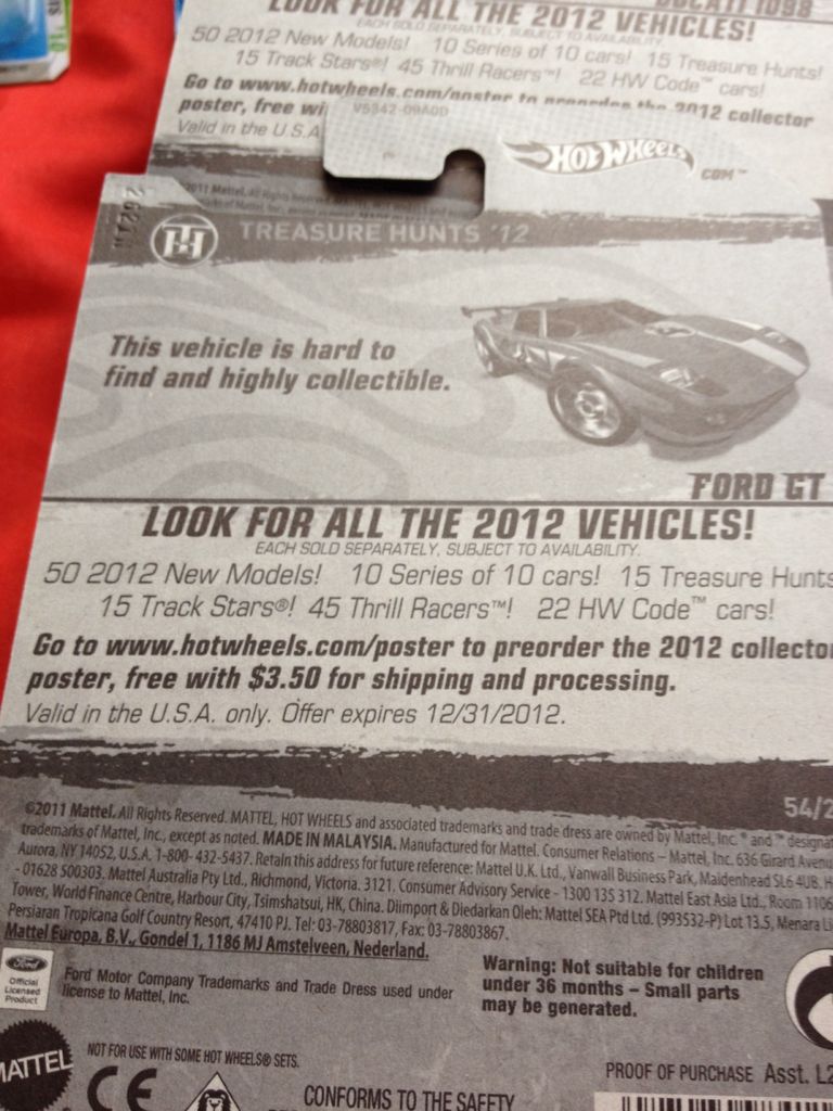 Ford GT - Treasure Hunt toy car collectible - Main Image 2