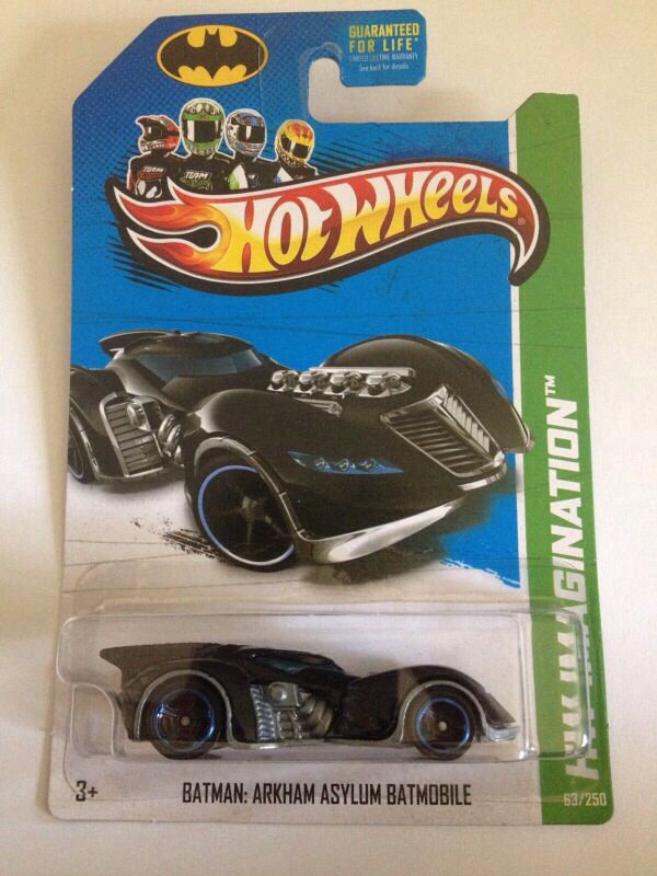 Batman: Arkham Asylum Batmobile - ’13 HW Imagination toy car collectible - Main Image 1