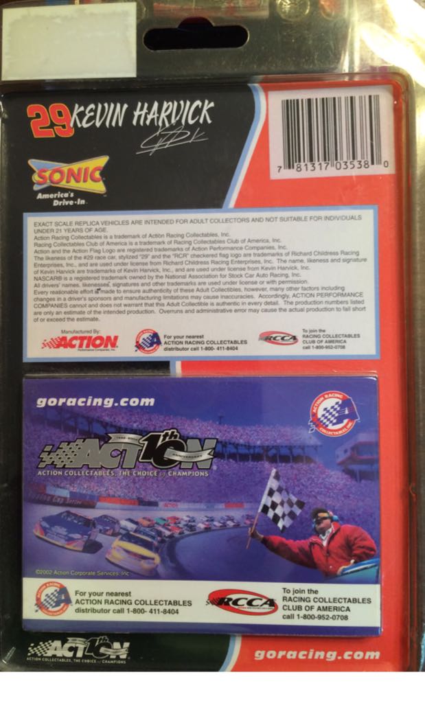 Kevin Harvick Goodwrench / Coca-Cola C2 - Action Racing Collectables toy car collectible - Main Image 2