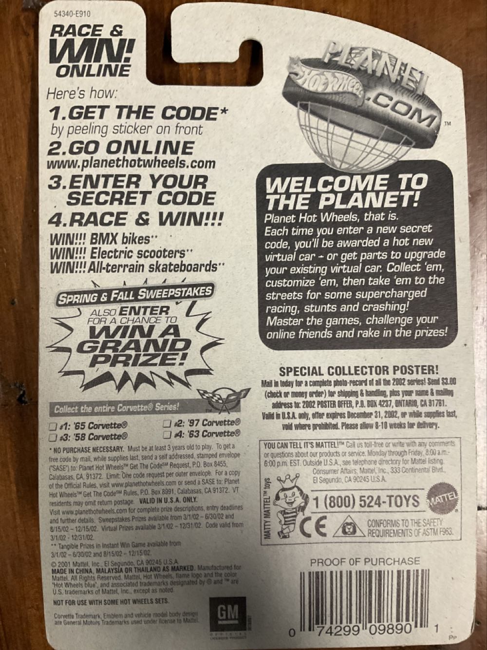 Corvette ‘63  - 2002 Corvette Series toy car collectible - Main Image 2