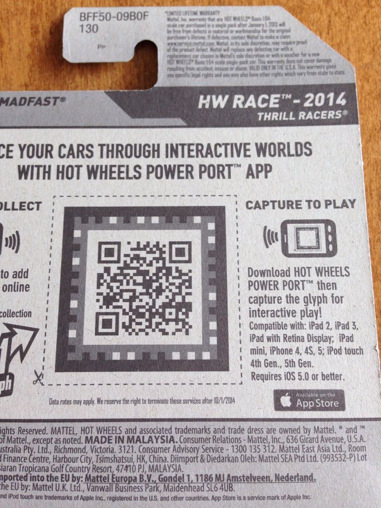 Madfast - HW Race-Thrill Racers toy car collectible - Main Image 2