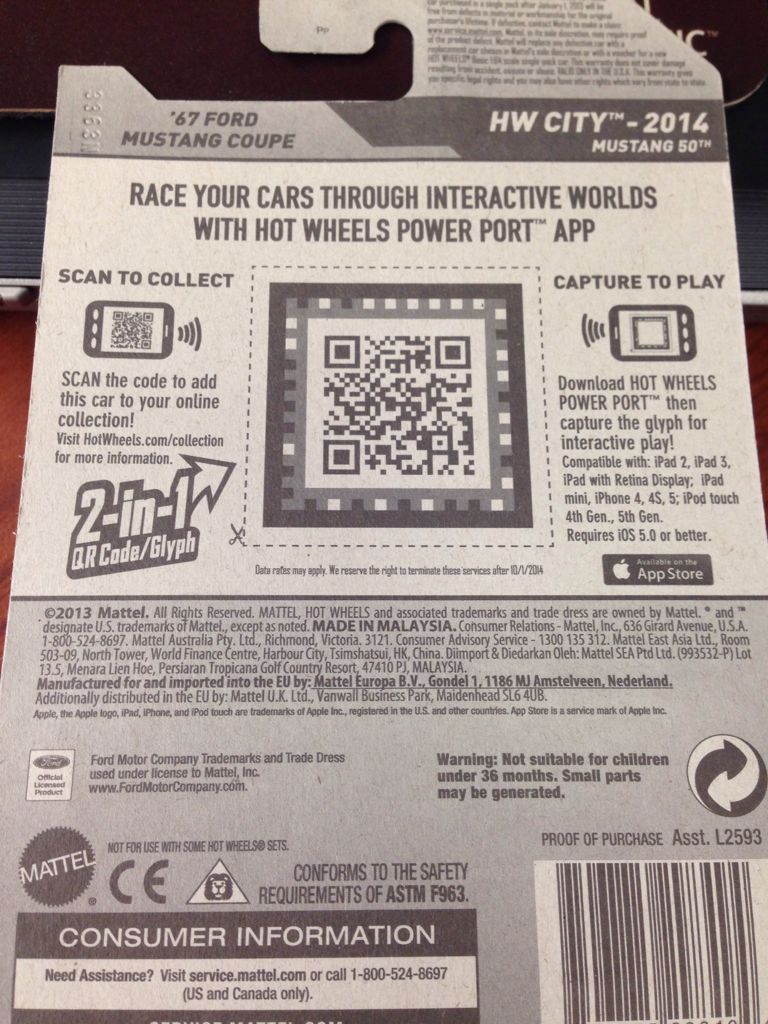 1967 Ford Mustang Coupe - Highway City toy car collectible - Main Image 2