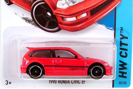 1990 Honda Civic EF - Night Burnerz toy car collectible - Main Image 1