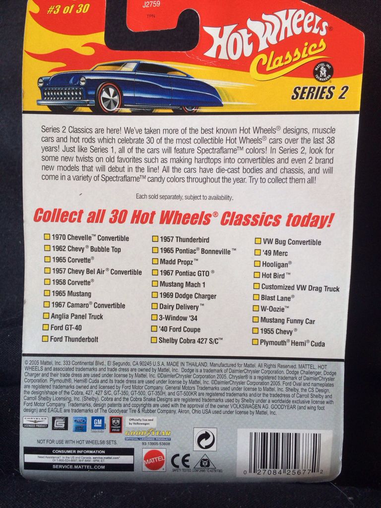 Hot Wheels - Hot Wheels Classics toy car collectible - Main Image 2