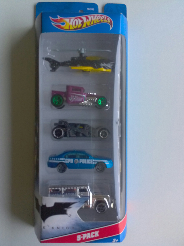 dark knight 5 pack  toy car collectible - Main Image 1