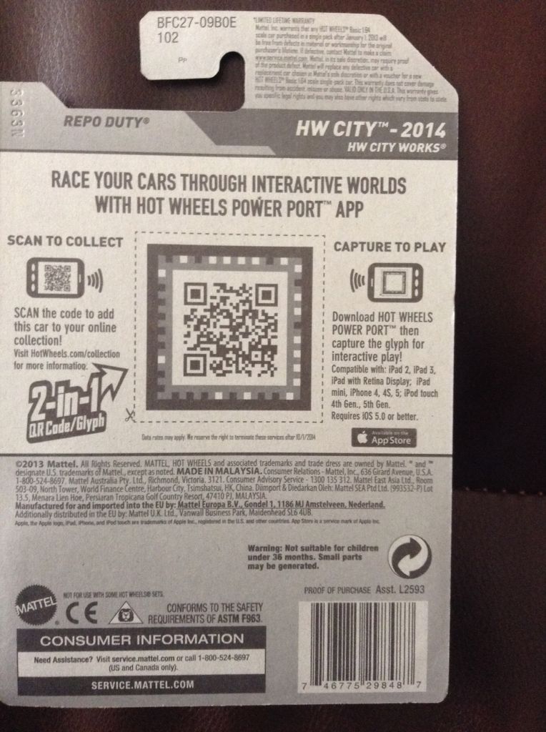 Repo Duty - ’14 HW City toy car collectible - Main Image 2