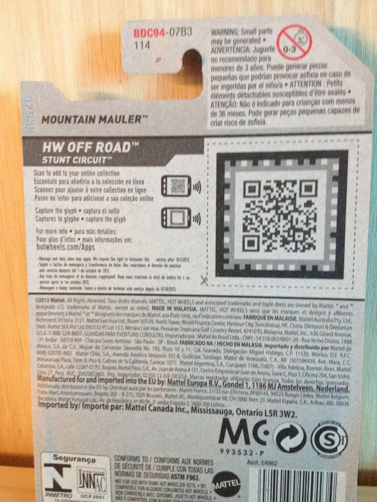 Mountain Mauler - Stunt Circuit toy car collectible - Main Image 2