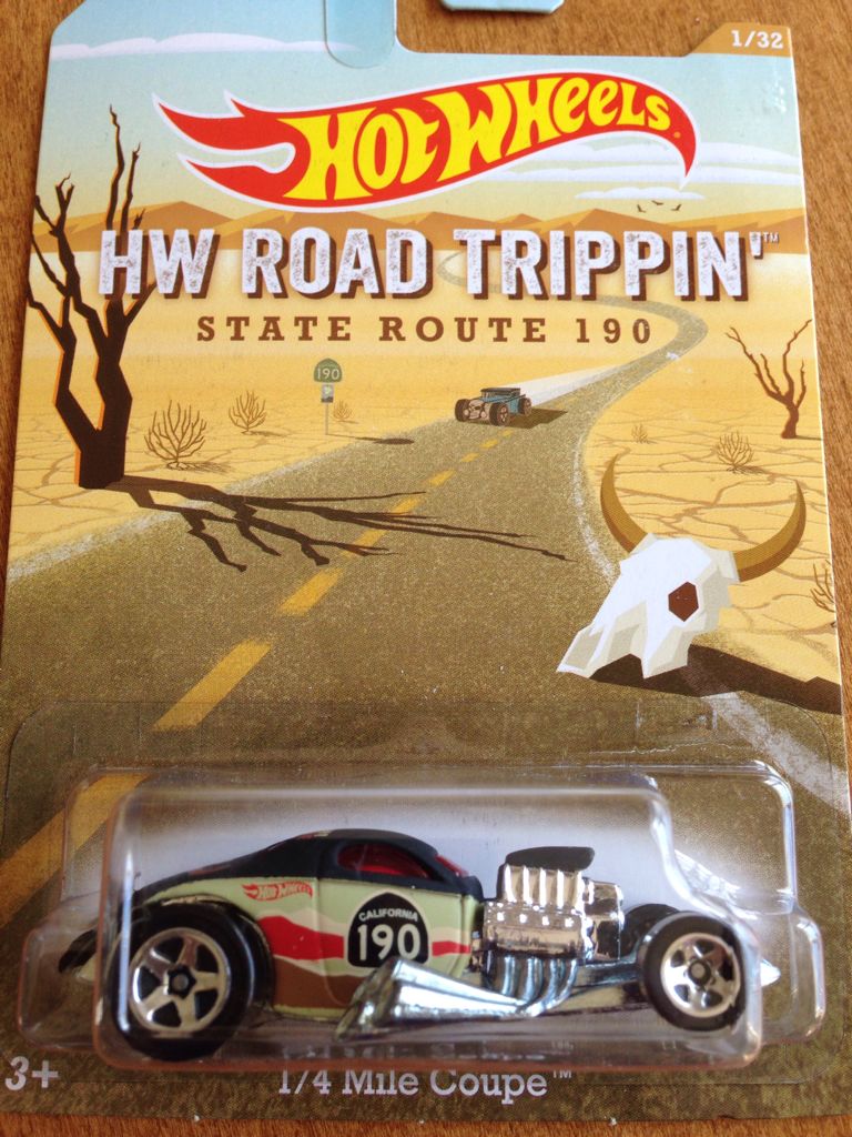 1/4 Mile Coupe - 2014 HW Road Trippin’ toy car collectible - Main Image 1