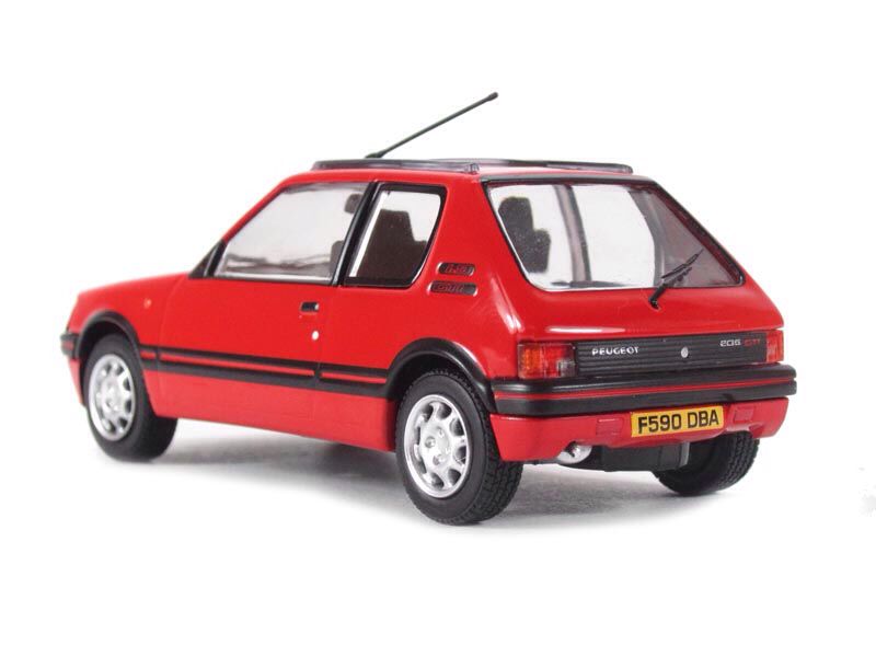 Peugeot 205 1.9 Gti Red  toy car collectible - Main Image 2