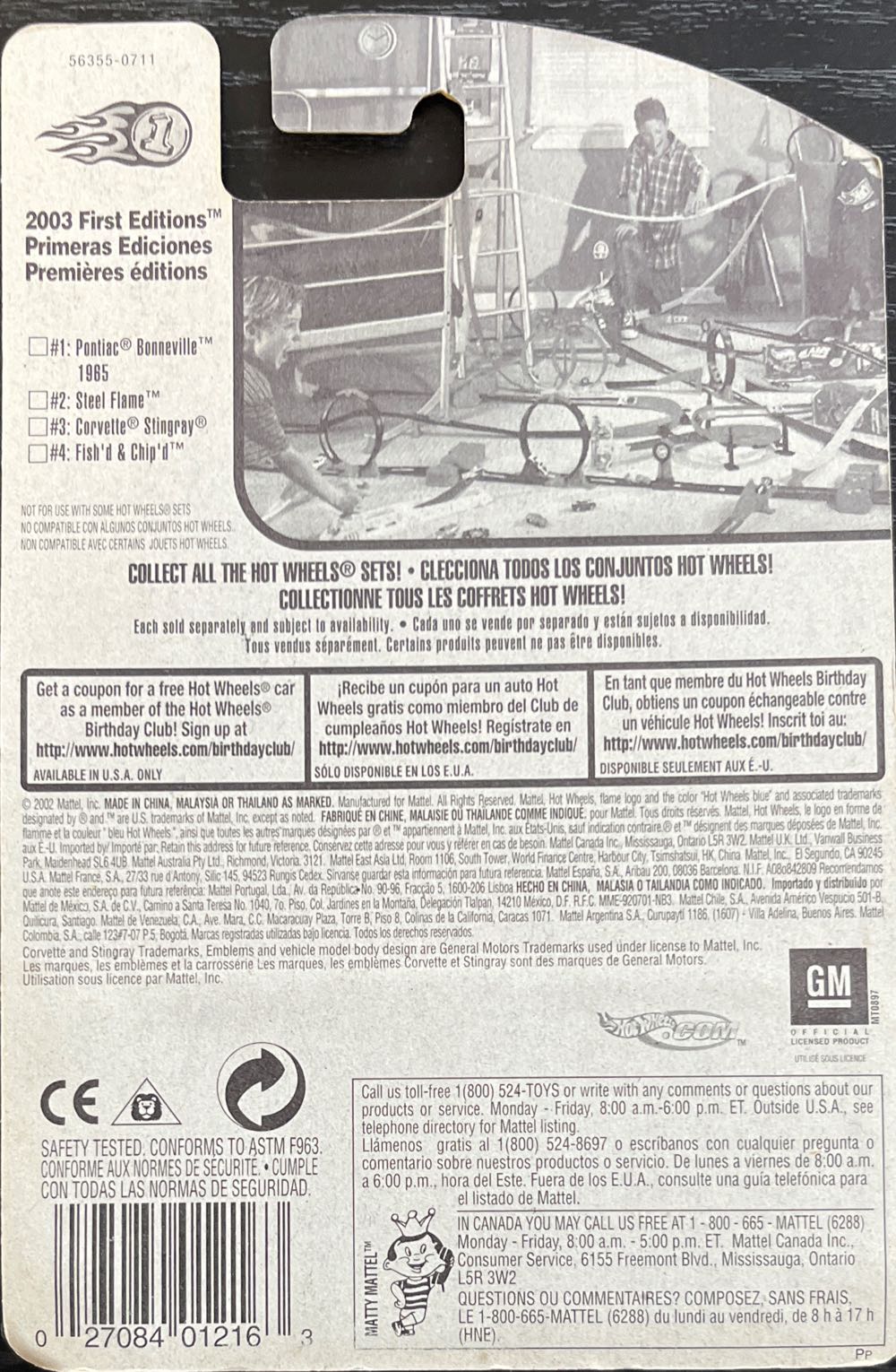 3/42 Corvette Stingray - 2003 - HW First Editions™️ toy car collectible - Main Image 2