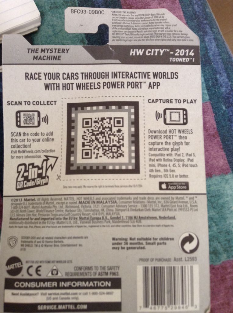 Scooby Doo - 2014 Hw City toy car collectible - Main Image 2