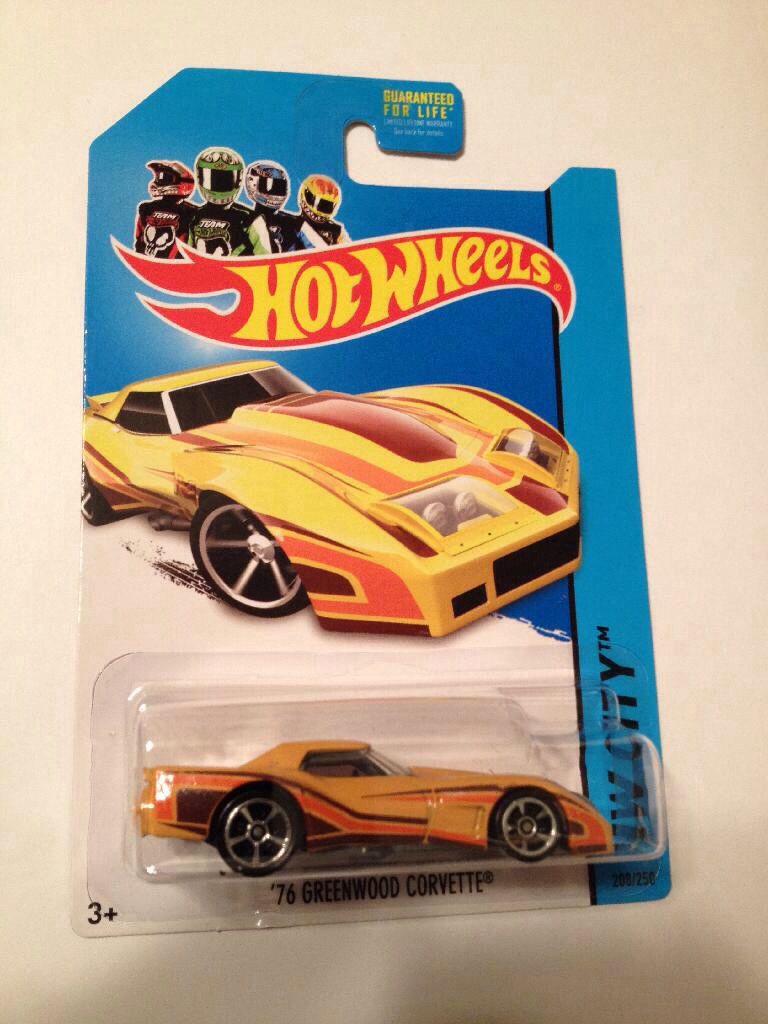 ’76 Greenwood Corvette - ’13 HW City toy car collectible - Main Image 1