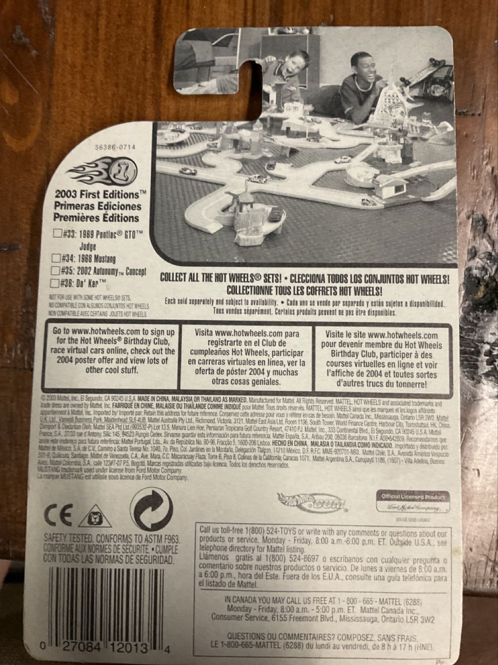 1968 Mustang - 2003 First Editions toy car collectible - Main Image 3