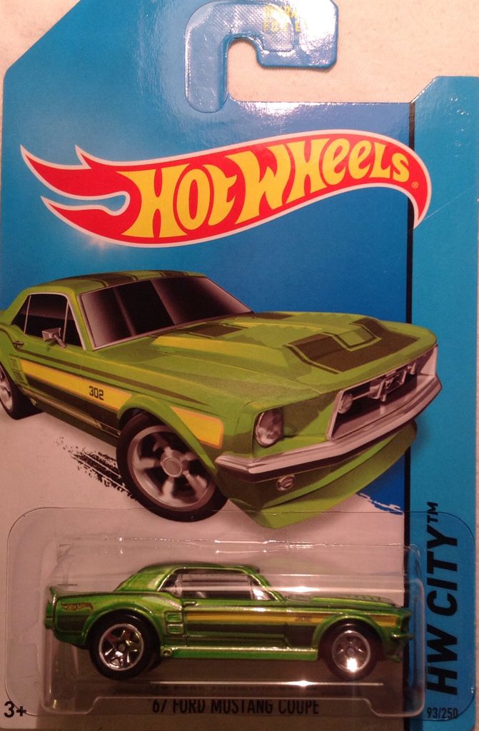 ’67 Ford Mustang Coupe - HW City - Mustang 50th toy car collectible - Main Image 1