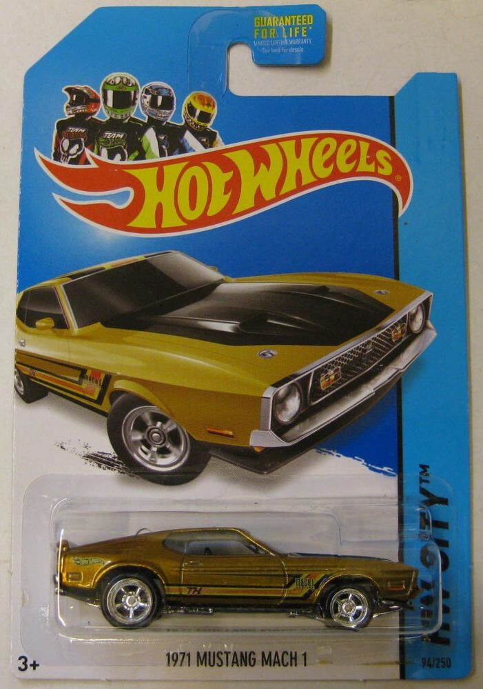 Mustang Mach 1 (1971) - HW City toy car collectible - Main Image 2