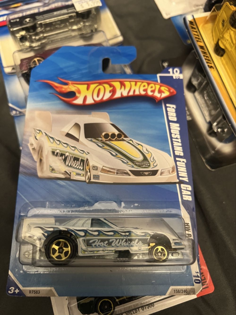 Ford Mustang Funny Car - HW Racing toy car collectible - Main Image 3