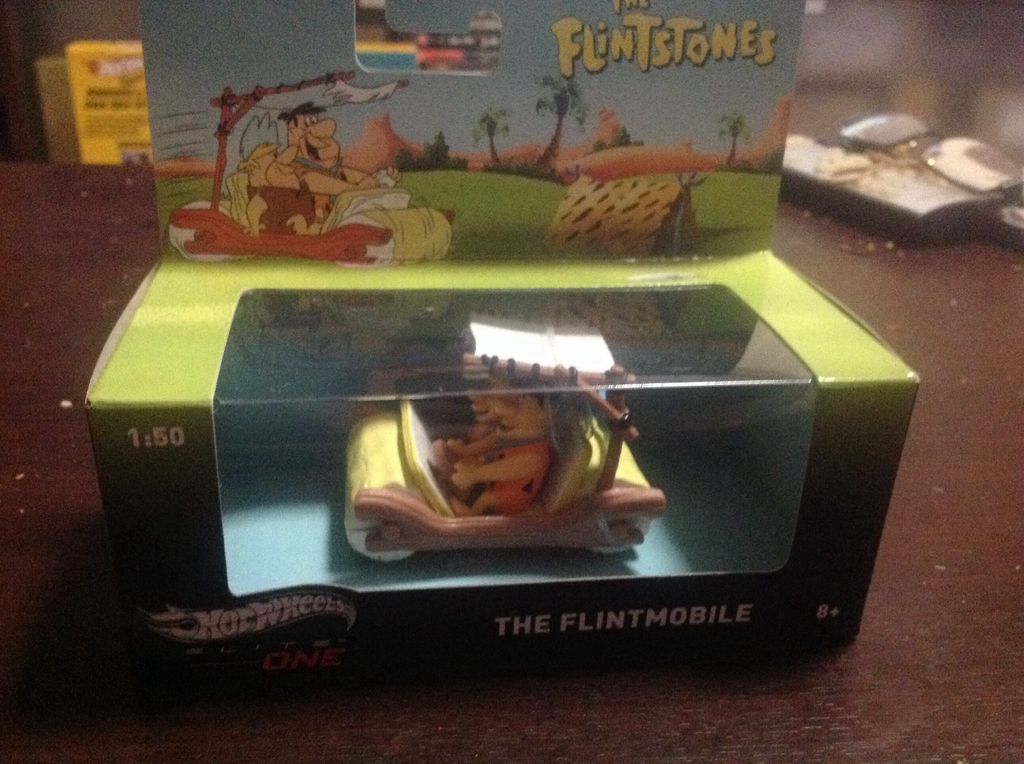 The Flintmobile - Hot Wheels Elite - HW Elite One toy car collectible - Main Image 1