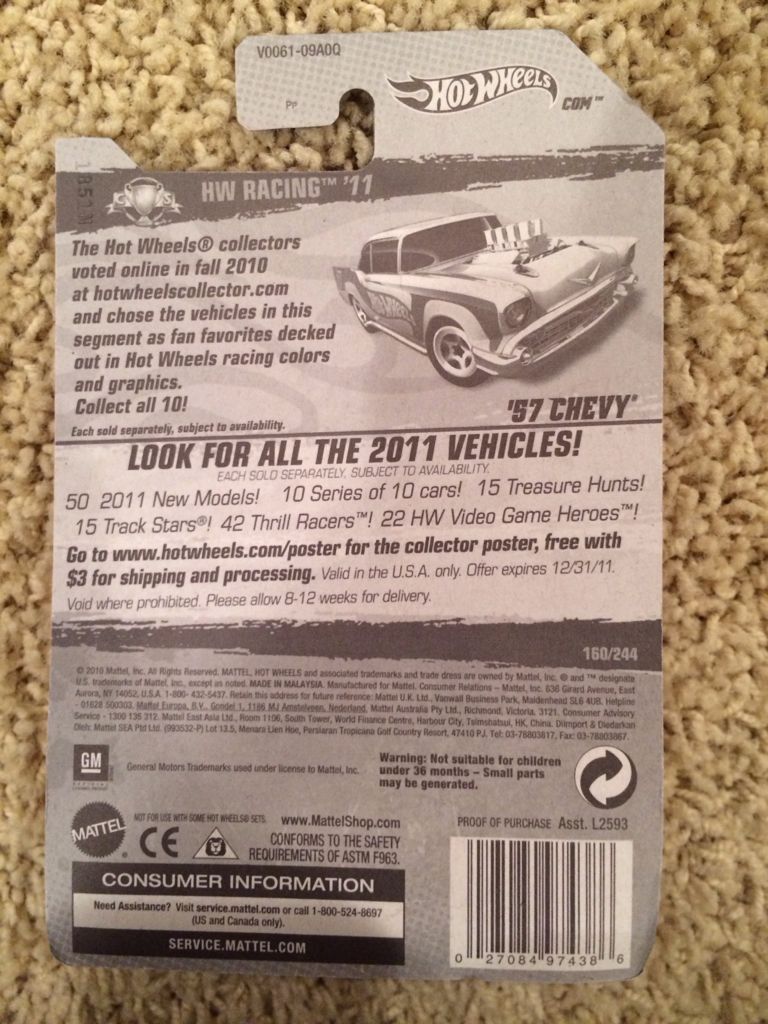 HW Racing - ’11 HW Racing toy car collectible - Main Image 2