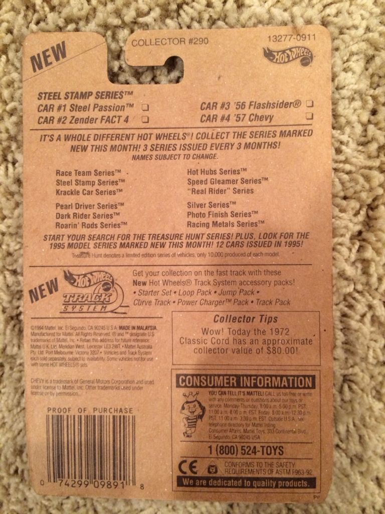 GAS# Chevy - Steel Stamp Series toy car collectible - Main Image 2