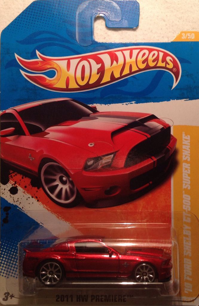 ’10 Ford Shelby GT-500 Super Snake - HW Premiere toy car collectible - Main Image 1