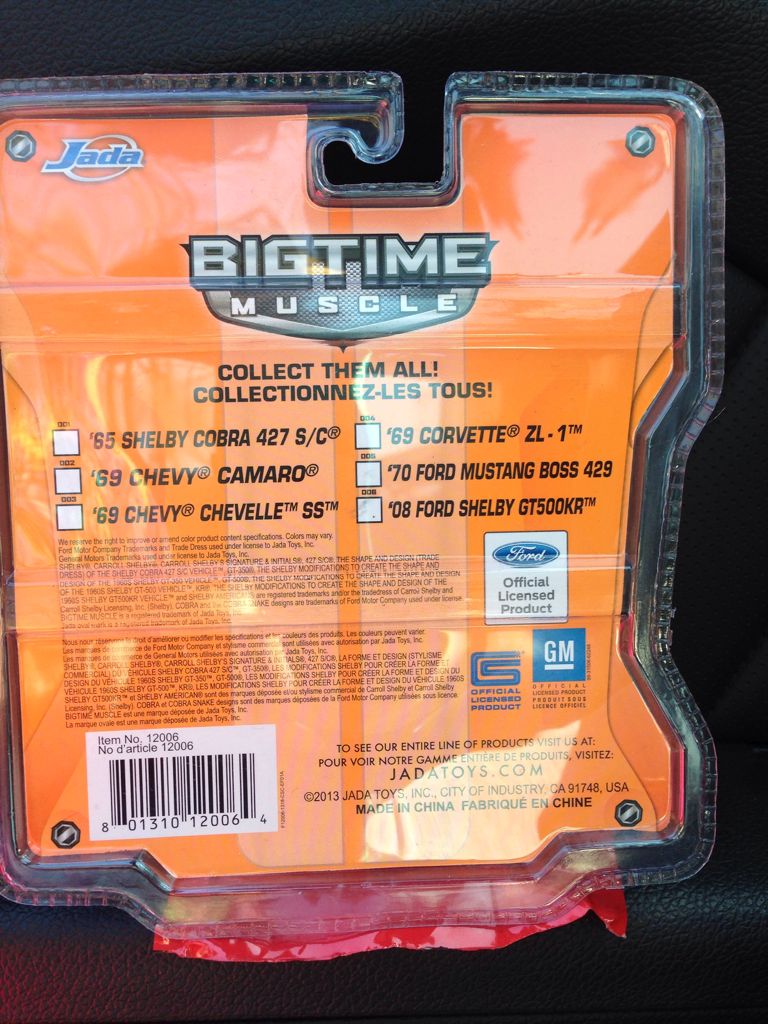 ’70 Ford Mustang - ’70 Ford Mustang Boss 429 toy car collectible - Main Image 2