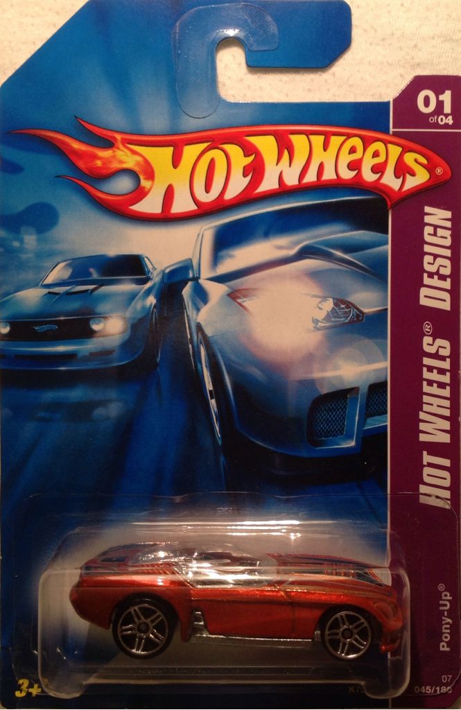 Pony - Up - 2007 Hot Wheels Design toy car collectible - Main Image 1