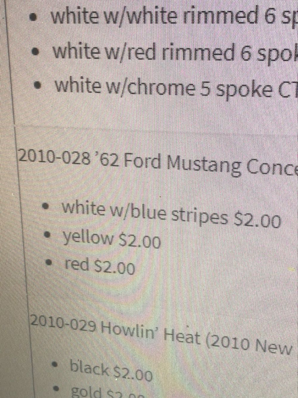 ’62 Ford Mustang Concept - New Models toy car collectible - Main Image 3