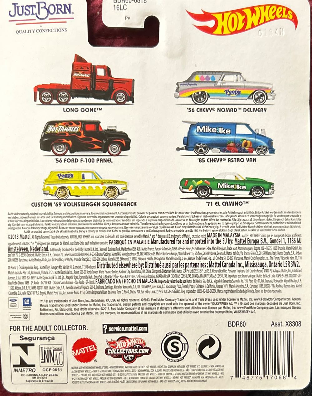 ’56 Ford F-100 Panel - Nostalgia - Just Born toy car collectible - Main Image 3