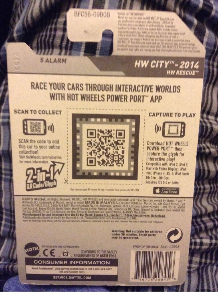 5 Alarm - HW City/Rescue toy car collectible - Main Image 2