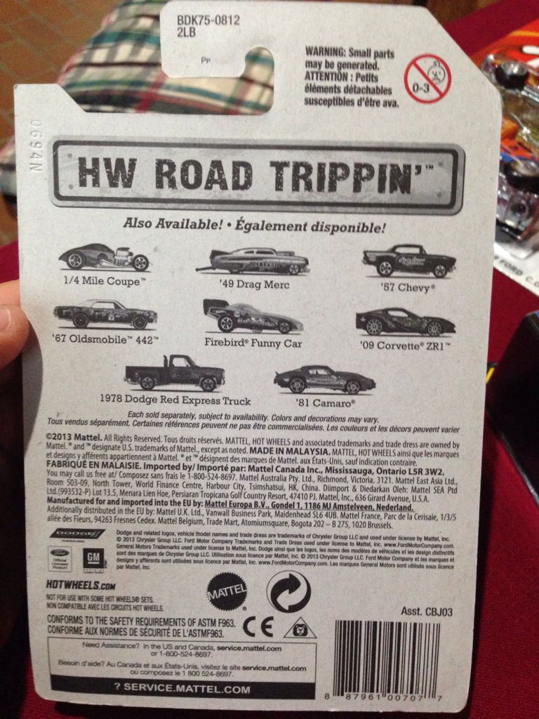 Camaro Hw Road Trippin 1981 - Hw Road Trippin toy car collectible - Main Image 2