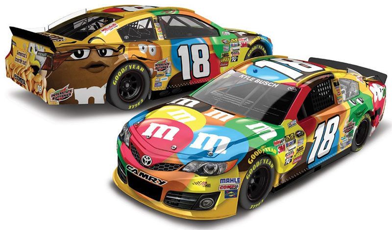 Kyle Busch 2012 M&M  - Nascar Limited Edition toy car collectible - Main Image 2