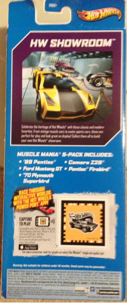 Hot Wheels Muscle Mania 5-pack (G) - HW Showroom - Muscle Mania 5-pack 2014 toy car collectible - Main Image 2