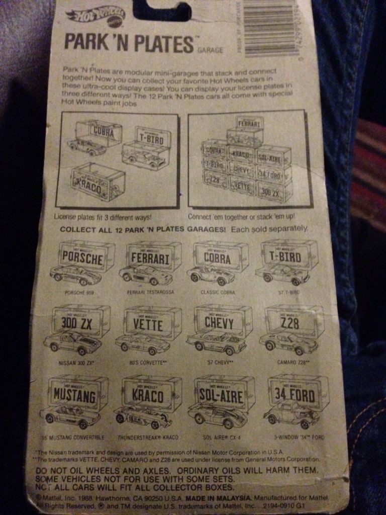 1965 Mustang Convertible - Avon Park ’n Plates toy car collectible - Main Image 2