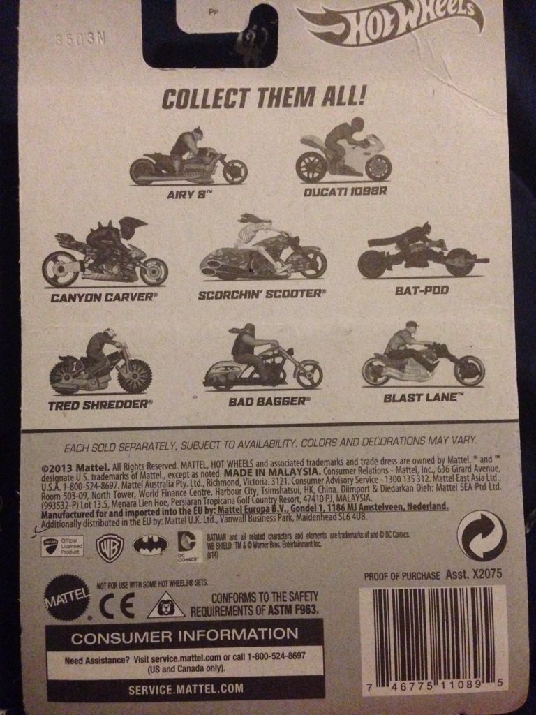 Canyon Carver - Motorcycle toy car collectible - Main Image 2