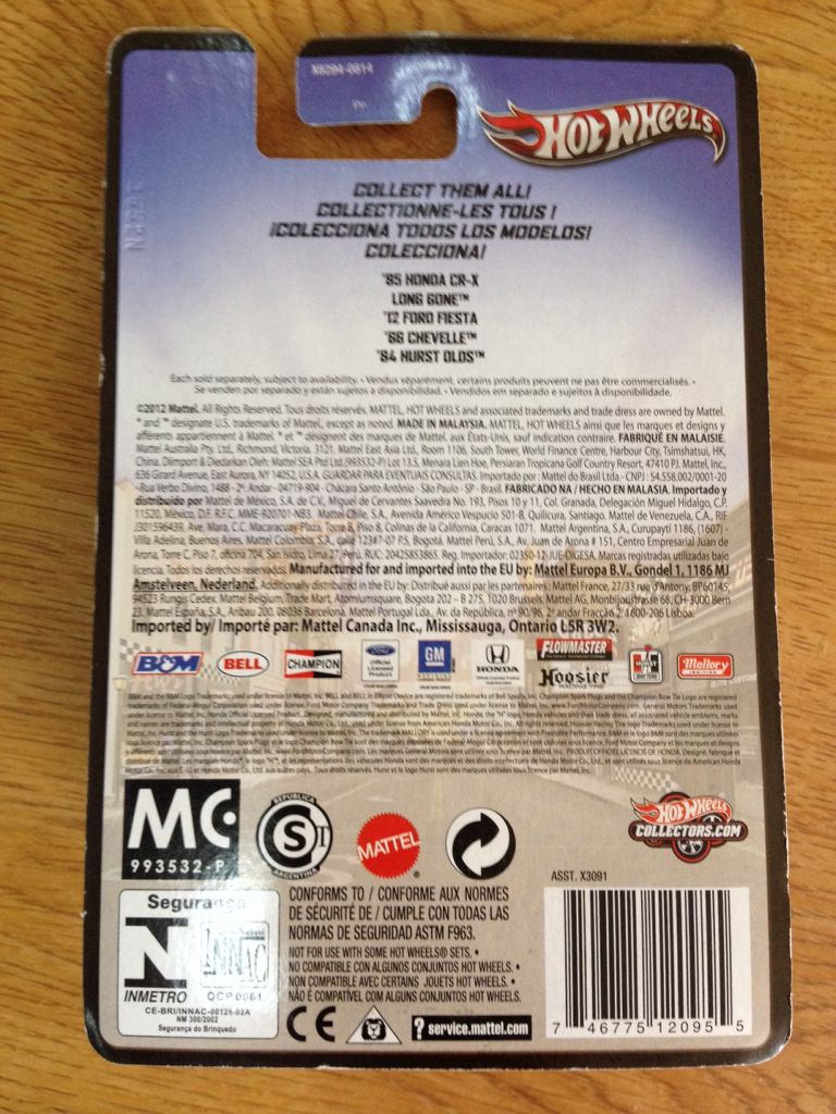 12 Ford Fiesta - 2012 Boulevard toy car collectible - Main Image 2