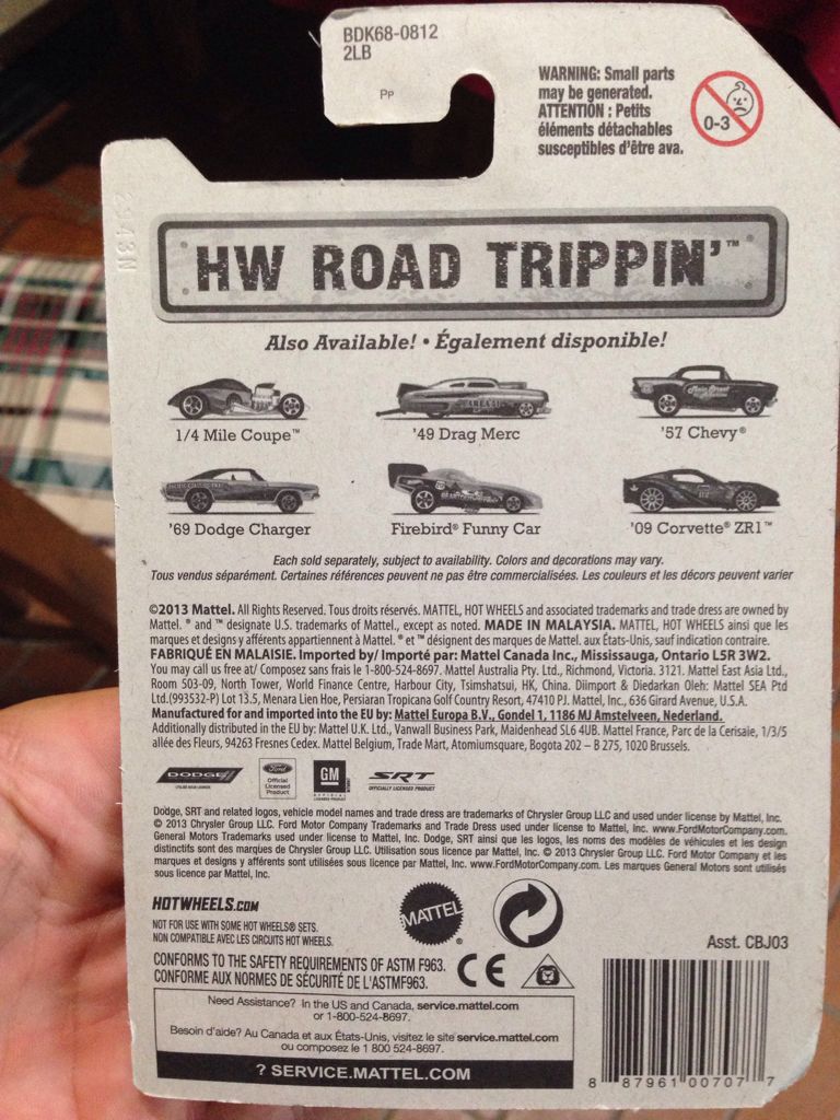 Road Trippin Drag Merc 1949 - State Route 375 toy car collectible - Main Image 2