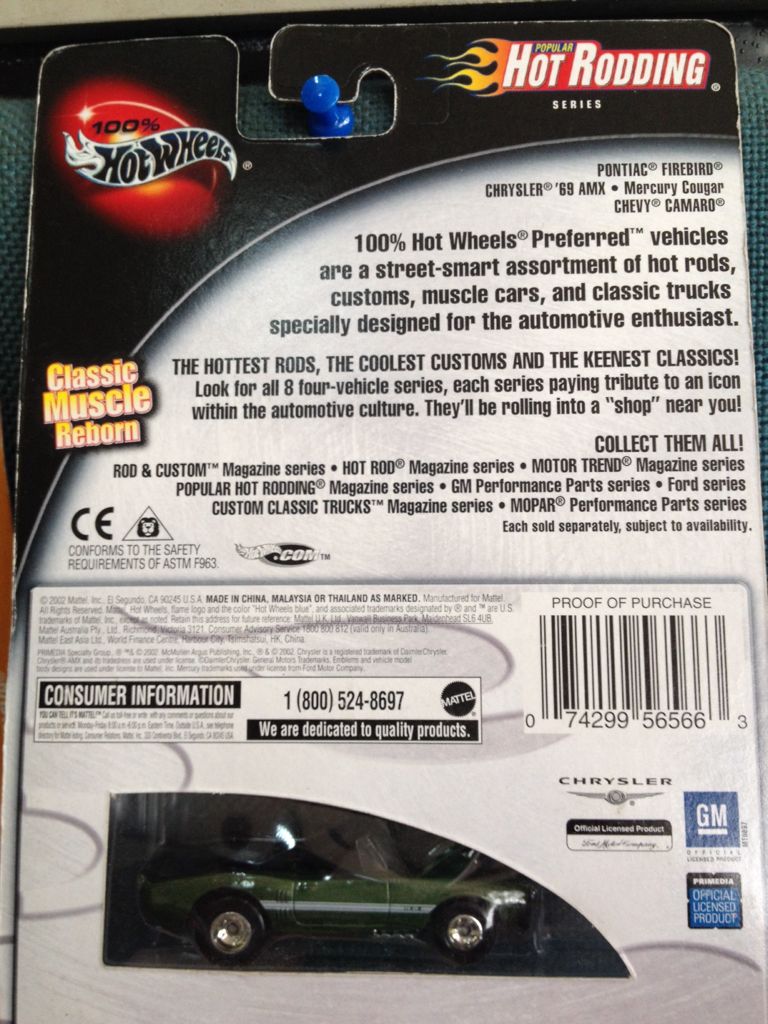 Pontiac Firebird - 100% Hot Wheels toy car collectible - Main Image 2