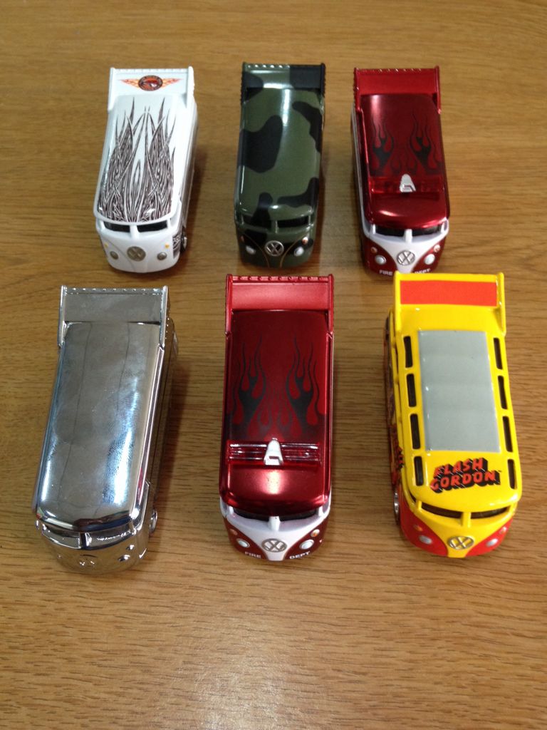 VW Drag Bus Chrome Silver - Vw Drag Bus toy car collectible - Main Image 2