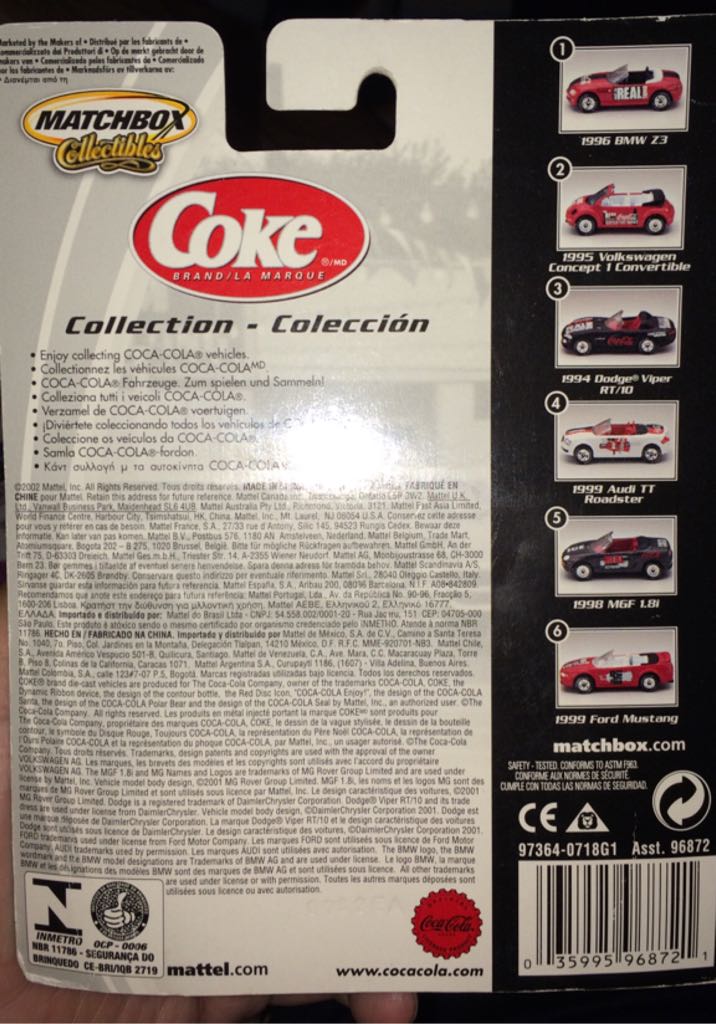 Volkswagen Concept 1 Convertible - Metro Rides toy car collectible - Main Image 2