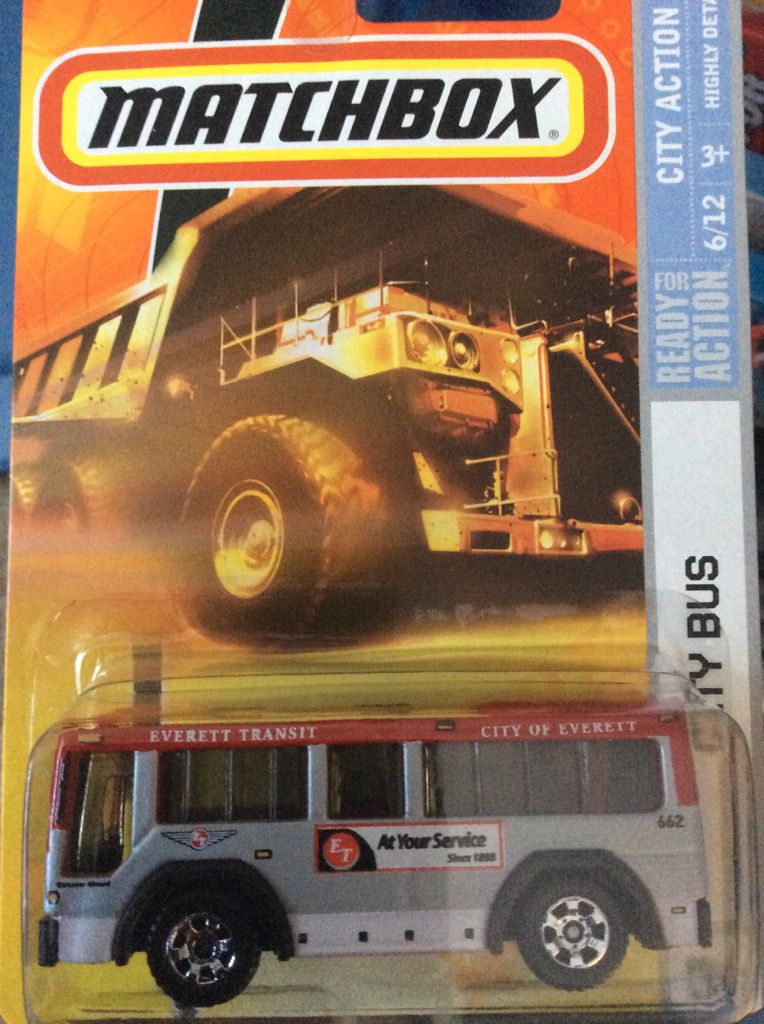 City Bus - City Action toy car collectible - Main Image 1